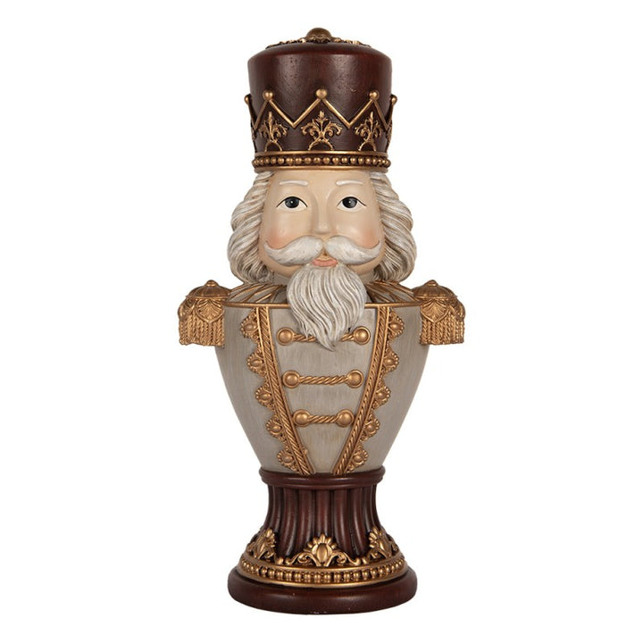 Kerstdecoratie Beeld Notenkraker 16x10x30 cm Bruin Kunststof