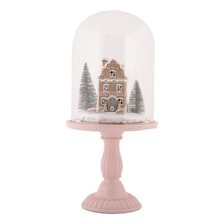Kerst huis met LED-verlichting Ø 17x36 cm