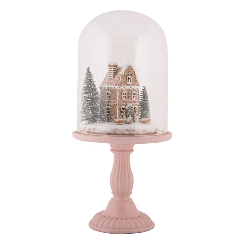 Kerst huis met LED-verlichting Ø 17x36 cm