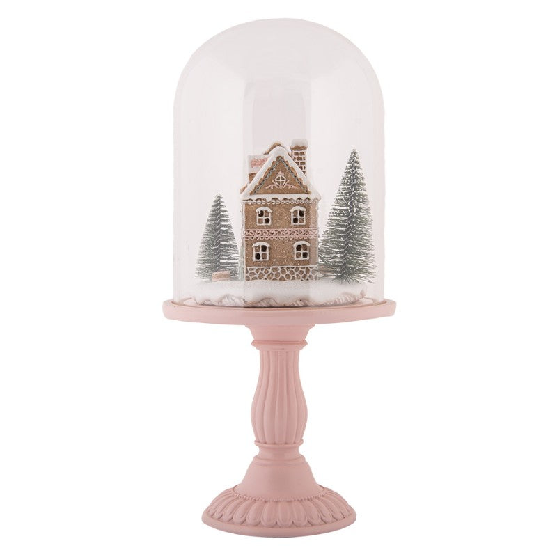 Kerst huis met LED-verlichting Ø 17x36 cm