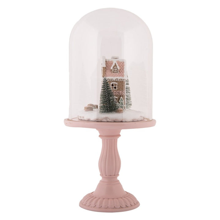 Kerst huis met LED-verlichting Ø 17x36 cm