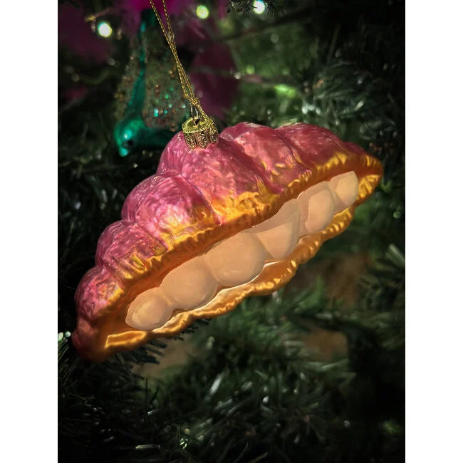 Crompouce Glass Pink Ornament