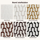 Stofstaal Romi – Chenille Meubelstof in 6 Kleuren
