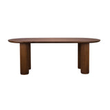 Ovale Eettafel Massief Eiken 220 x 90 cm – Dutchbone Dean