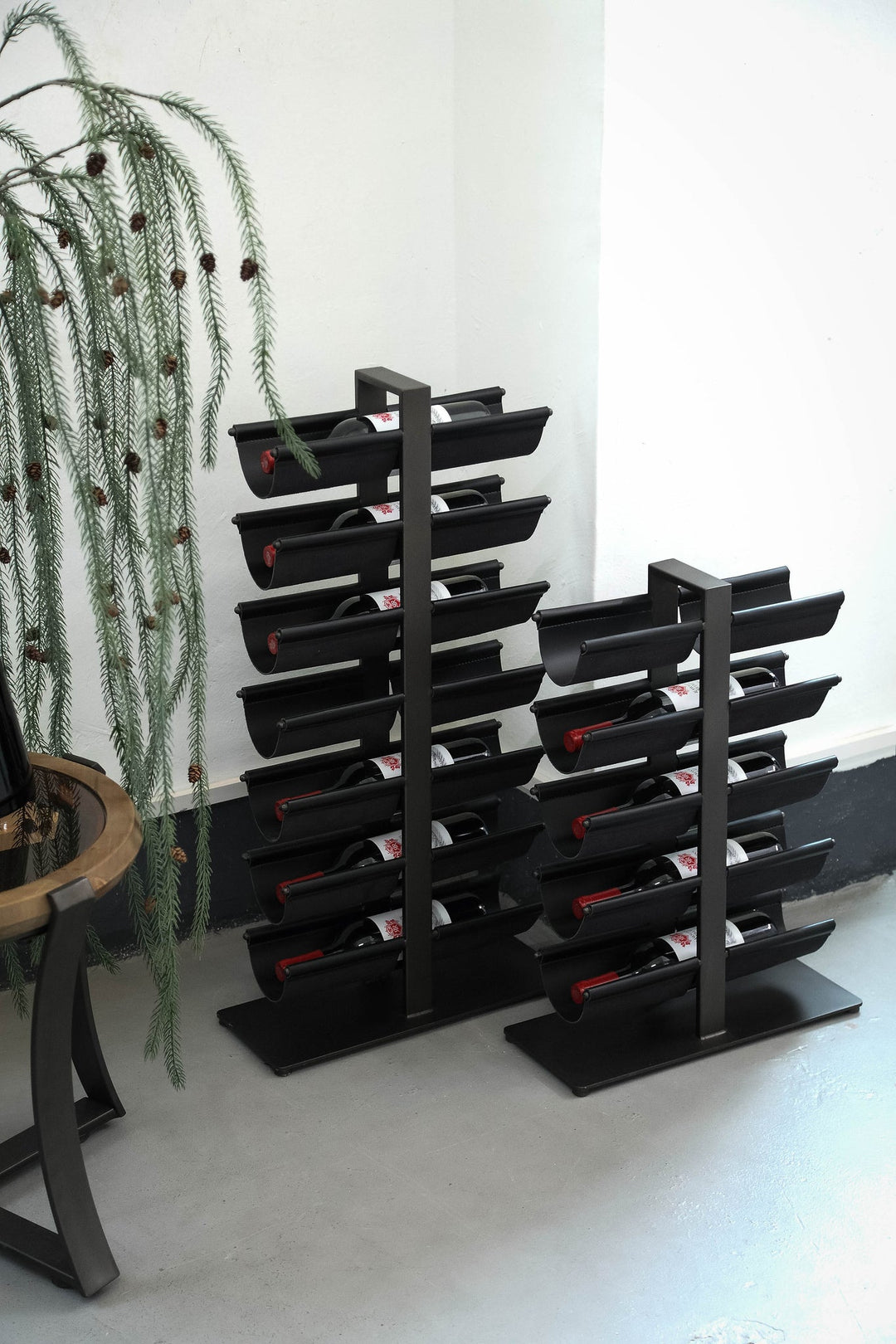 Davitt Wijnrek leren houders PTMD L