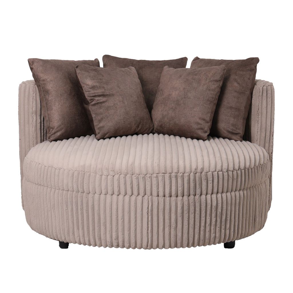 Fayen Fauteuil - Ø121x68cm - Mink - Taupe PTMD