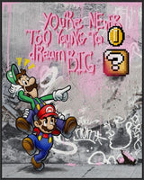Schilderij Street Art Gaming – High Gloss 80 x 100 cm