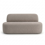 Ronde Eetkamerbank Warmgrijs – Velvet | Malaga