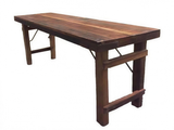 Inklapbare Wandtafel Oud Hout 160 x 60 cm