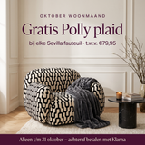 Sevilla Fauteuil + gratis Polly plaid | Oktober woonmaand