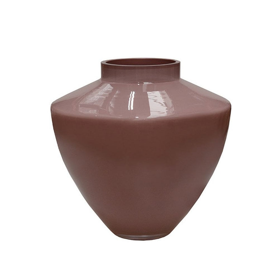 Kagera vaas pastelroze – Mondgeblazen designvaas van glas in roze tinten – Hoogte 32 cm voor modern interieur