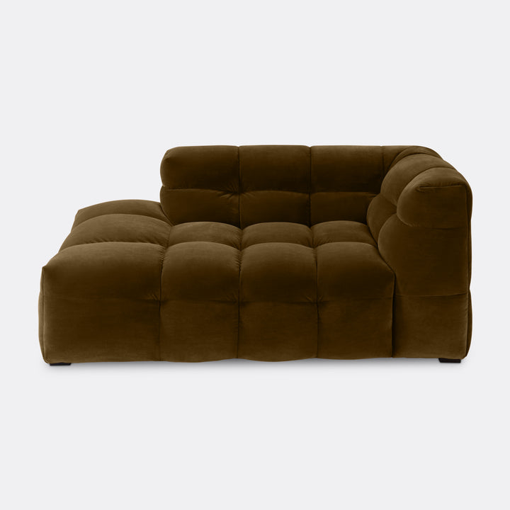 Velvet Chaise Longue – Luxe Ronde Design Ligbank | Royal Army