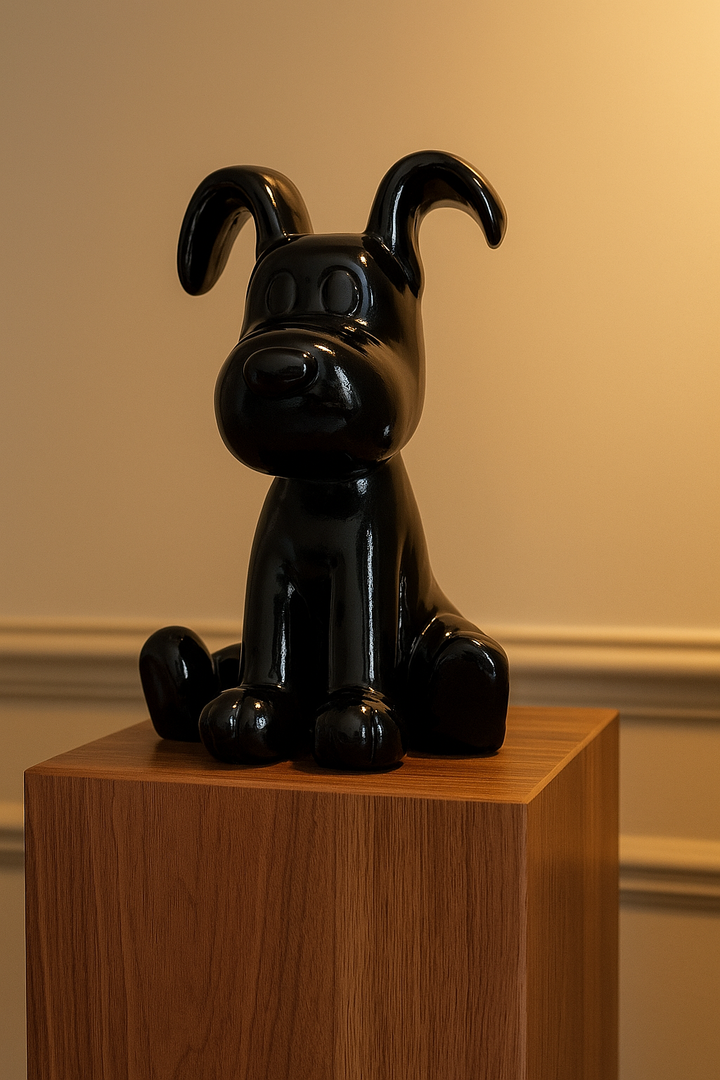 Flappy Beagle Beeld – Abstract Hond Beeld 29 cm