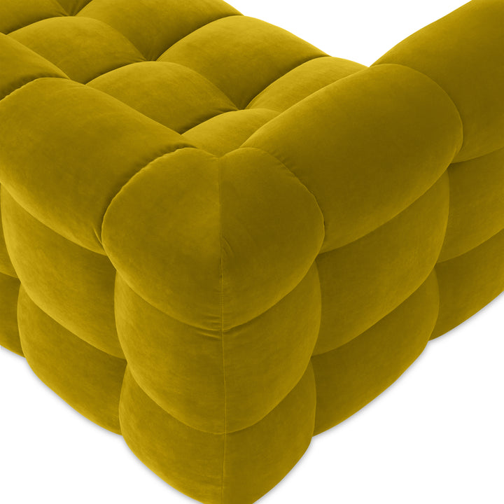 Bubbel Hoekbank Velvet – Luxe Organische Designbank Royal 133 sun
