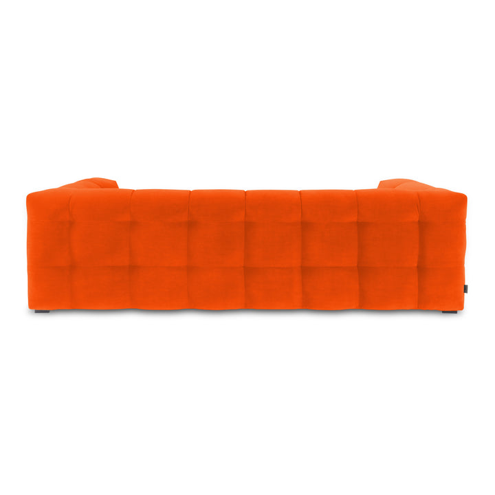 Velvet Bank 3-Zits – Ronde Luxe Designbank | Royal peach 120