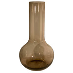 Seim Taupe vaas – Mondgeblazen bruine glazen design Ø25–28 cm