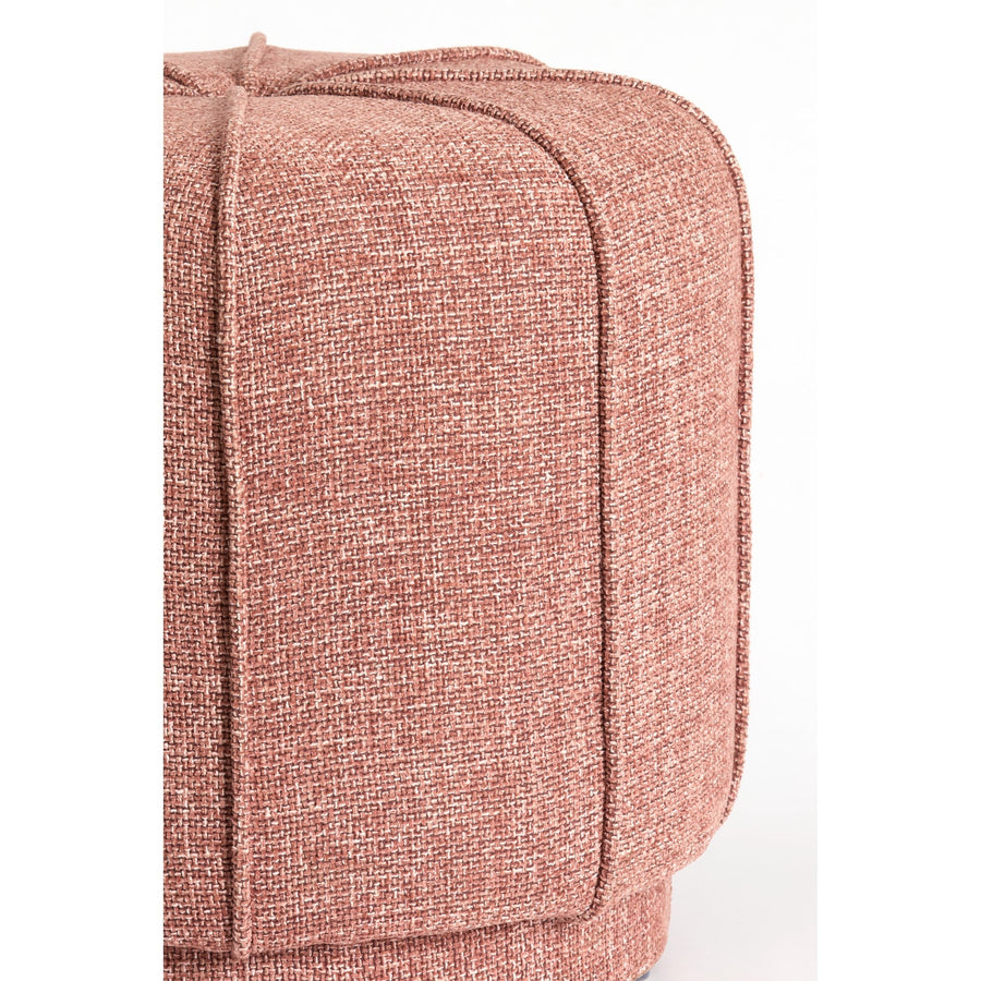 Poef Belisso roze detail