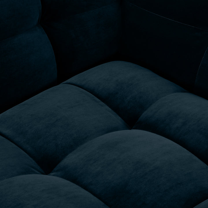 Bubbel Hoekbank Velvet – Luxe Organische Designbank Royal 56 petrol