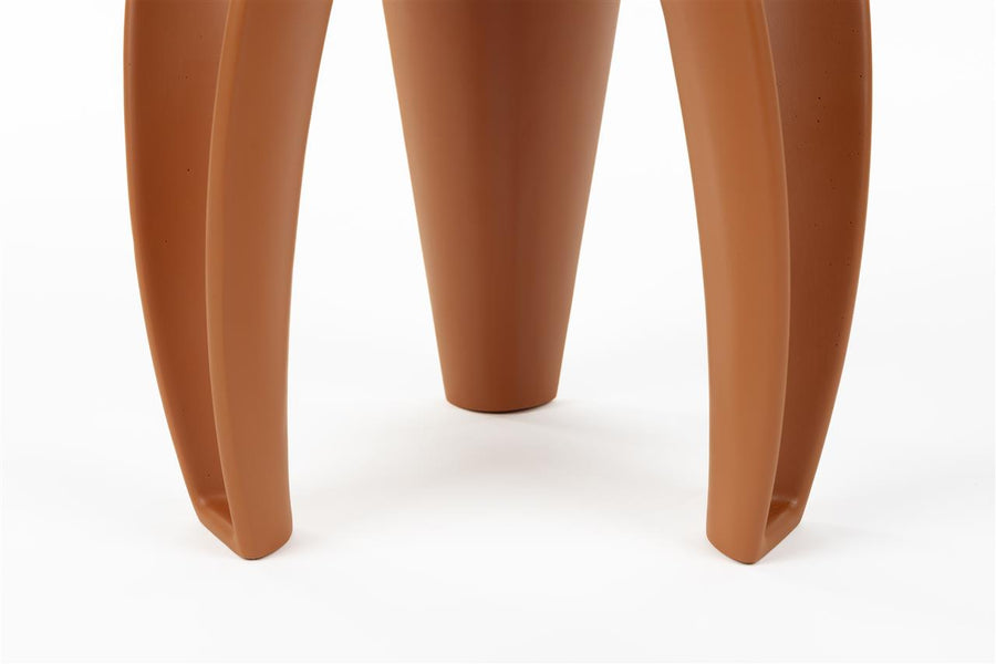 Bijzettafel Gerookt Glas Oranje – Bold Monkey Hactua