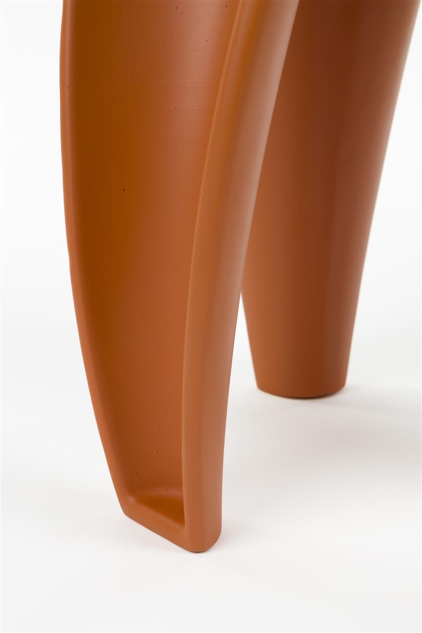 Bijzettafel Gerookt Glas Oranje – Bold Monkey Hactua