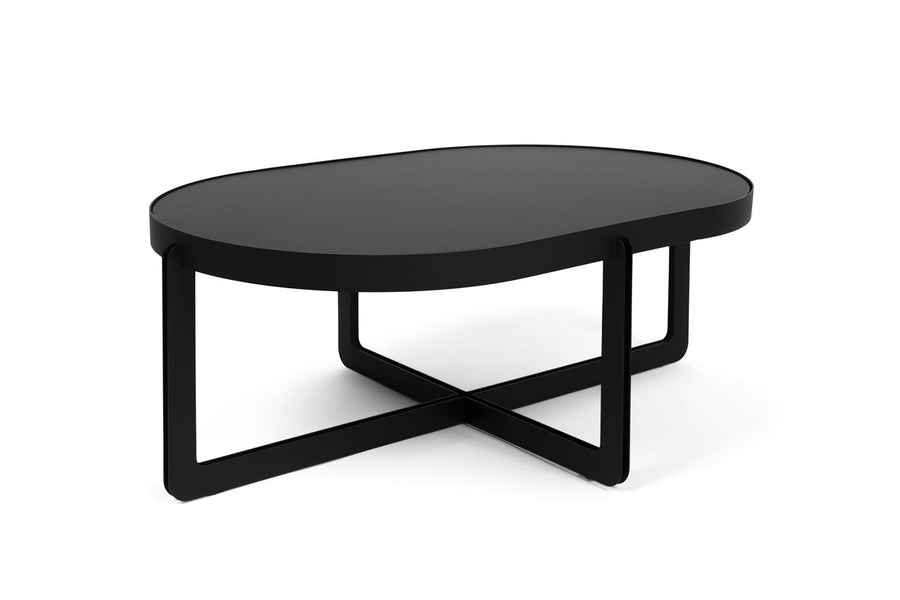 Salontafel Zwart – Zuiver Centre ovaal