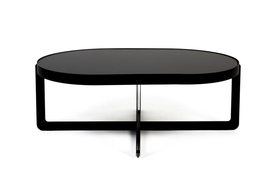 Salontafel Zwart – Zuiver Centre ovaal