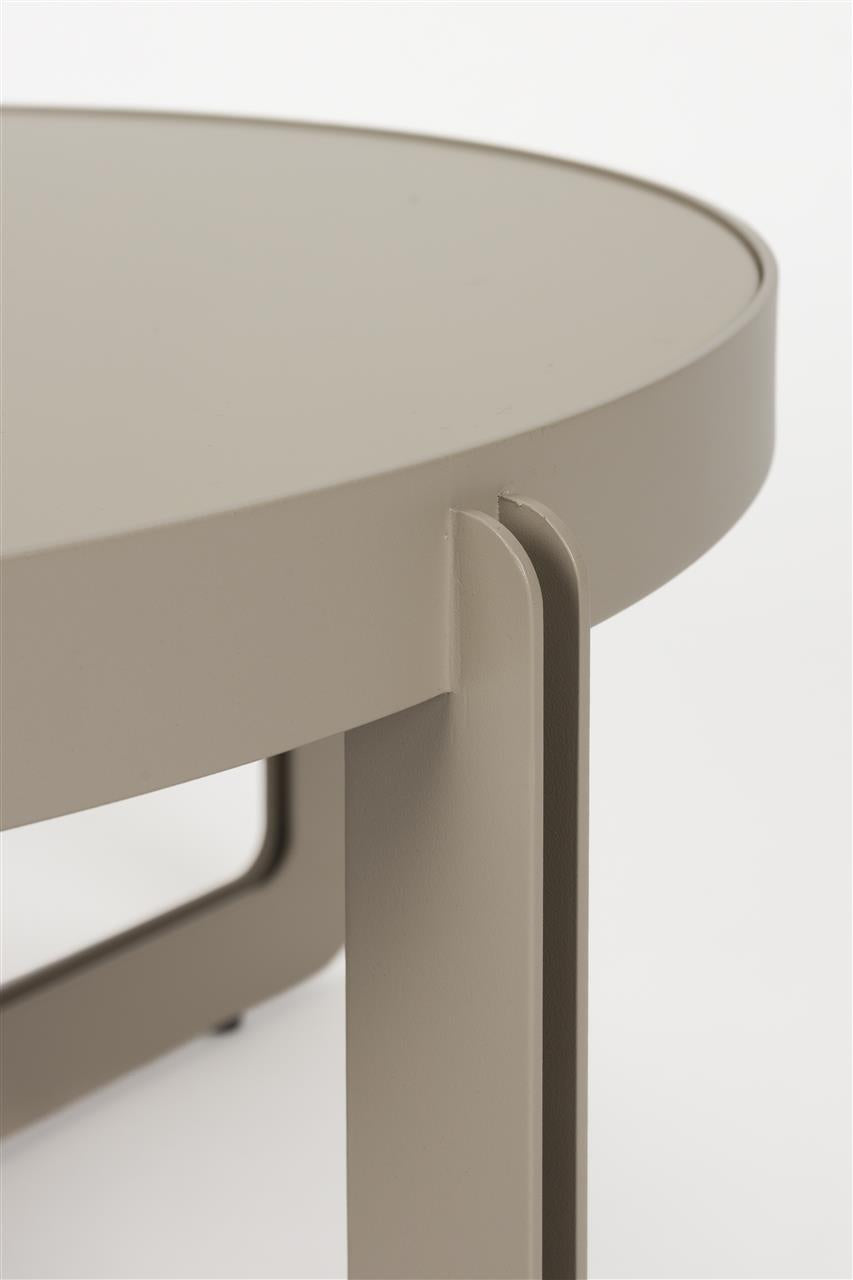 Salontafel Beige – Zuiver Centre rond