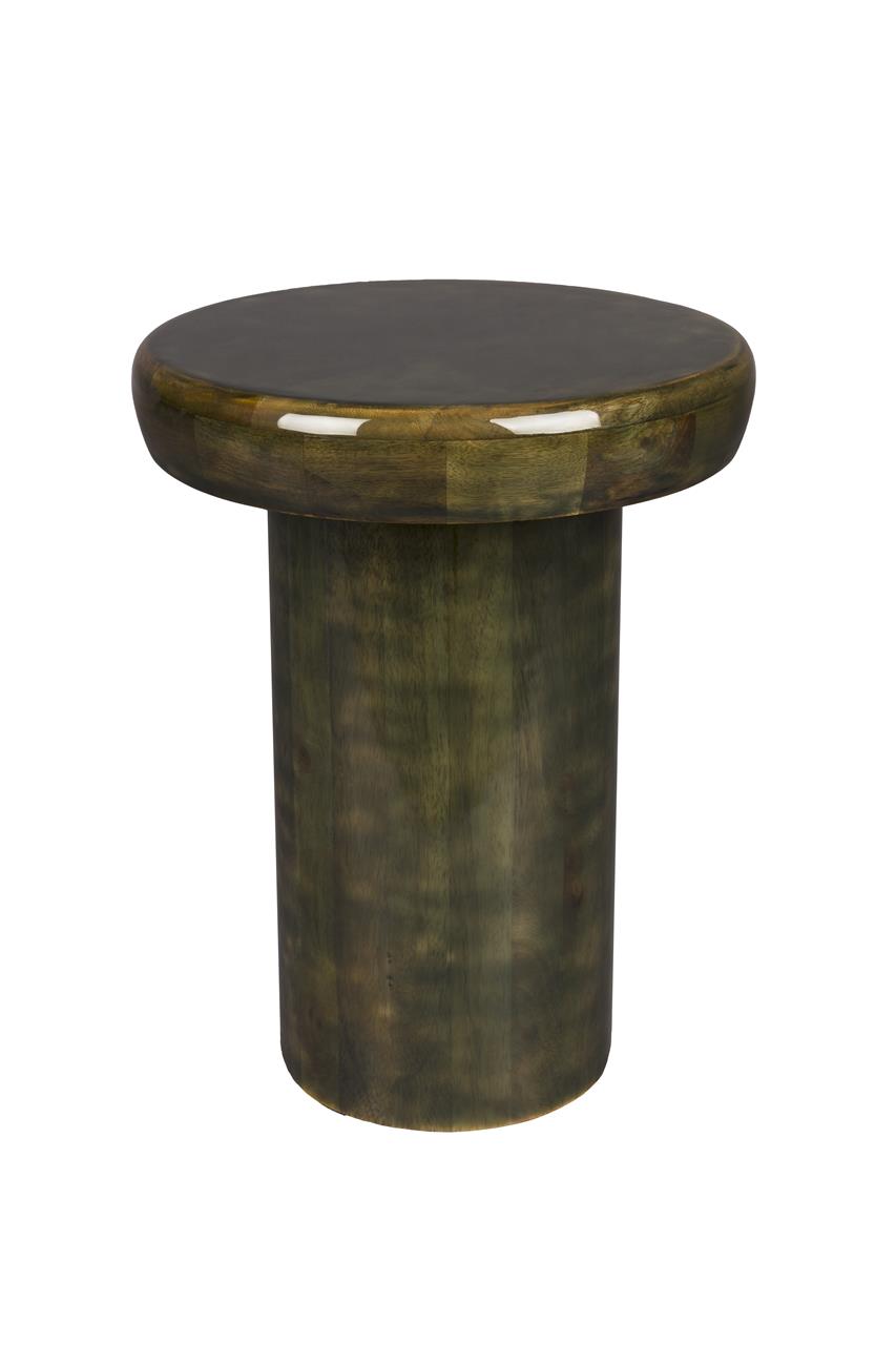Bijzettafel Mangohout Groen – Dutchbone Mush S