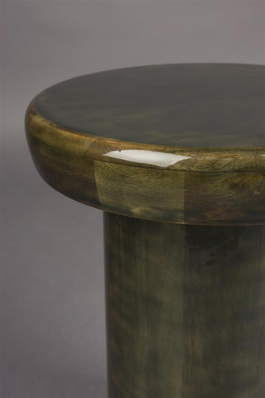 Bijzettafel Mangohout Groen – Dutchbone Mush S