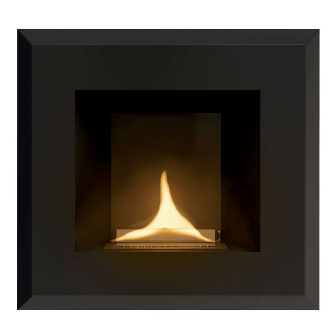 Tenderflame Contour wandhaard zwart