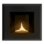 Tenderflame Contour wandhaard zwart