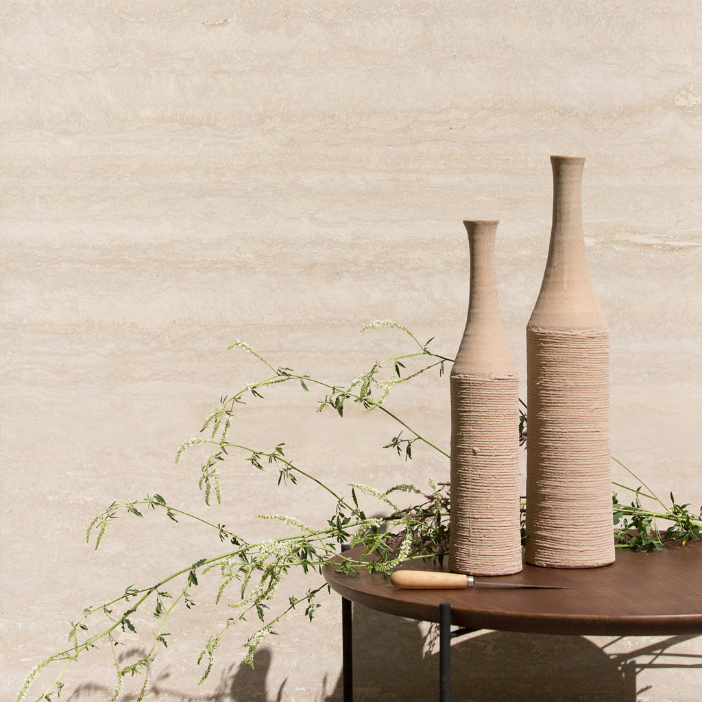 Coffee table with serving tray Fez