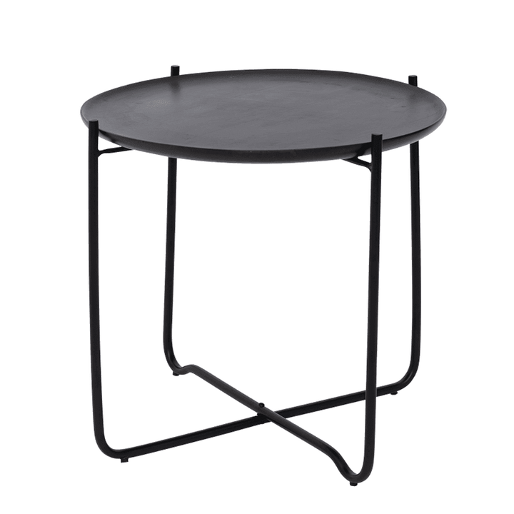 Coffee table with serving tray Fez, Shizu Black Small