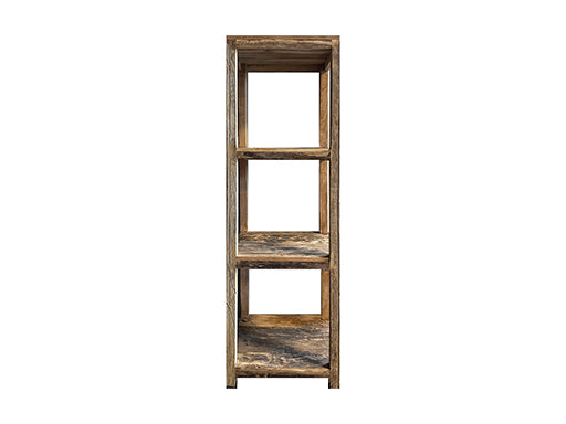 Open boekenkast grof hout naturel 150 cm