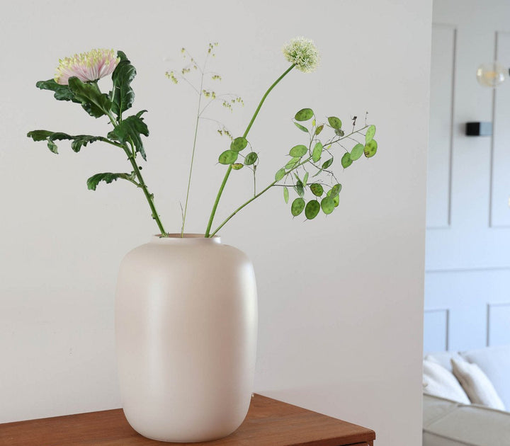 Artic Matte Ivory – Luxe Glasvaas in Ivory