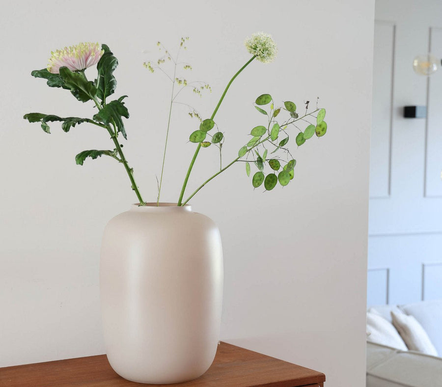 Artic Matte Ivory – Luxe Glasvaas in Ivory