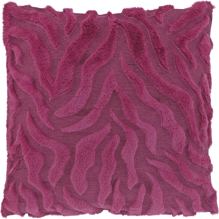 Lente Sierkussen 45x45 cm – Fuchsia Fluffy Velvet Look