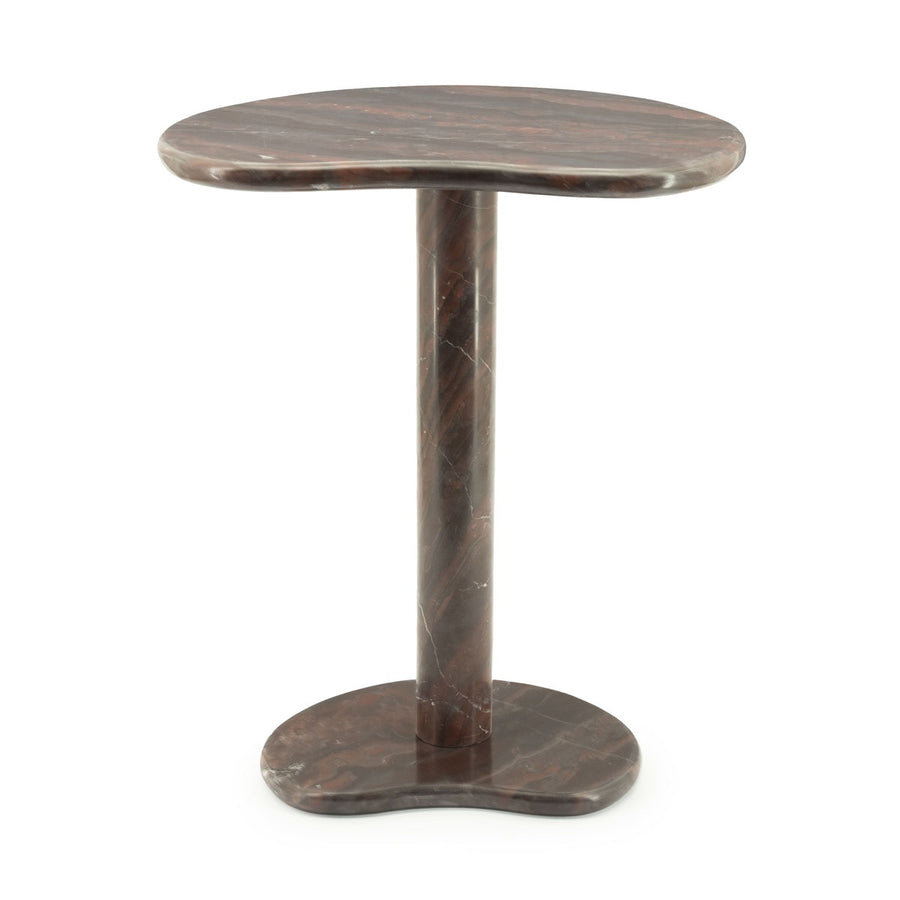Bijzettafel Skyla rood marmer