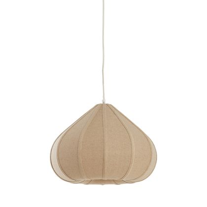Hanglamp Ø60x42,5 cm ZUBEDA linnen naturel