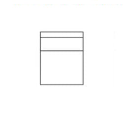 90 zonder armen – 95 x 90 cm