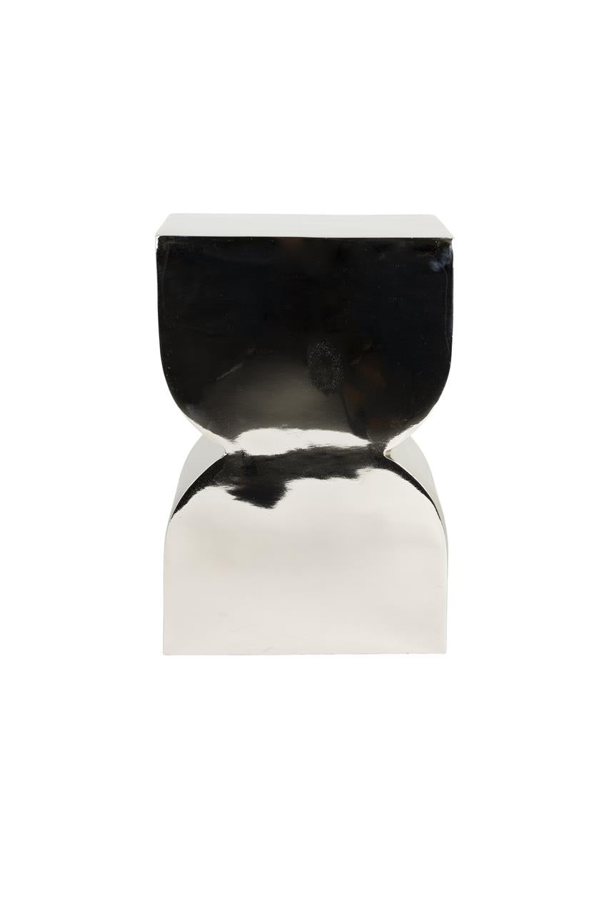 Bijzettafel Zilver – Zuiver Cones Shiny