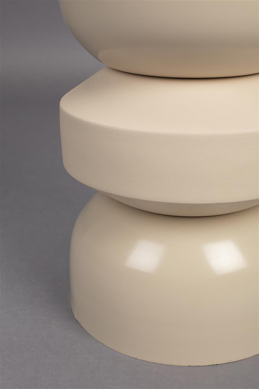 Bijzettafel Klein Gepoedercoat – Dutchbone Apollo, 2 kleuren