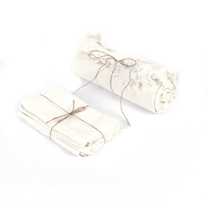 Luxe Linnen Tafelkleed – Wit – 150x200 cm