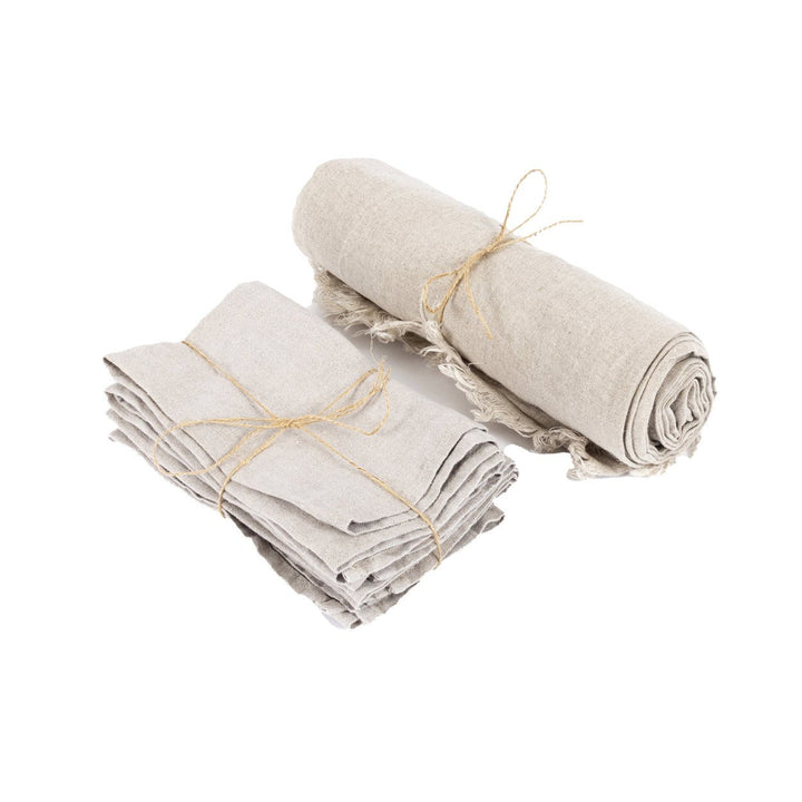 Luxe Linnen Tafelkleed – Beige – 150x150 cm