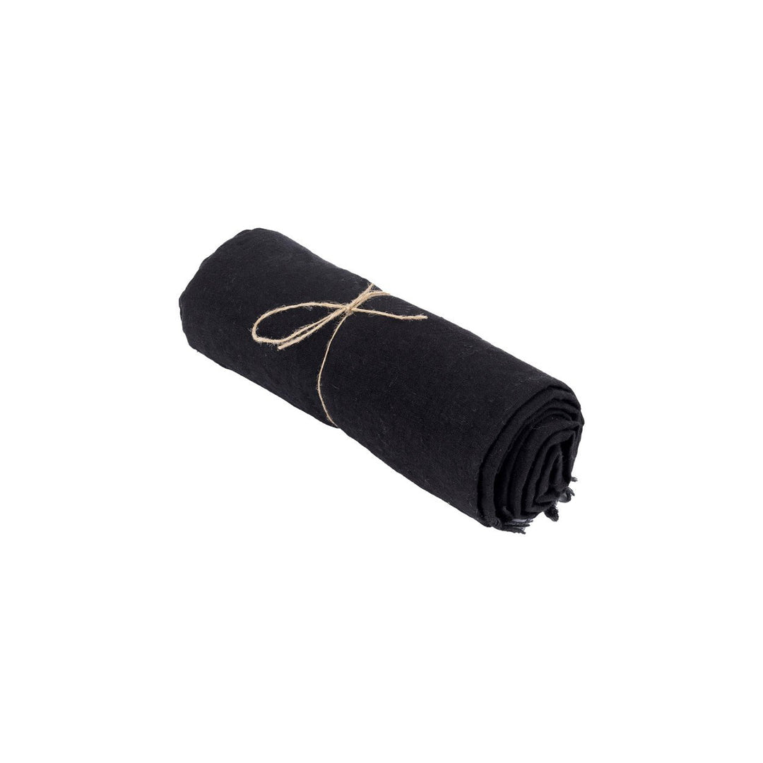 Luxe Linnen Tafelkleed – Zwart – 150x250 cm