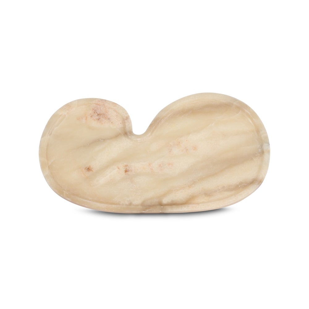 Dienblad onyx tray organic white
