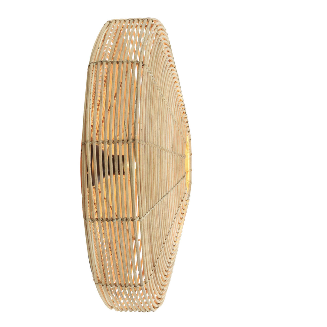 Wandlamp Mataka - Rotan Naturel - Ø51x21cm