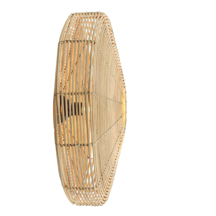 Wandlamp Mataka - Rotan Naturel - Ø51x21cm
