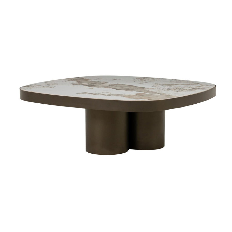 Salontafel Santino – metaal & keramiek
