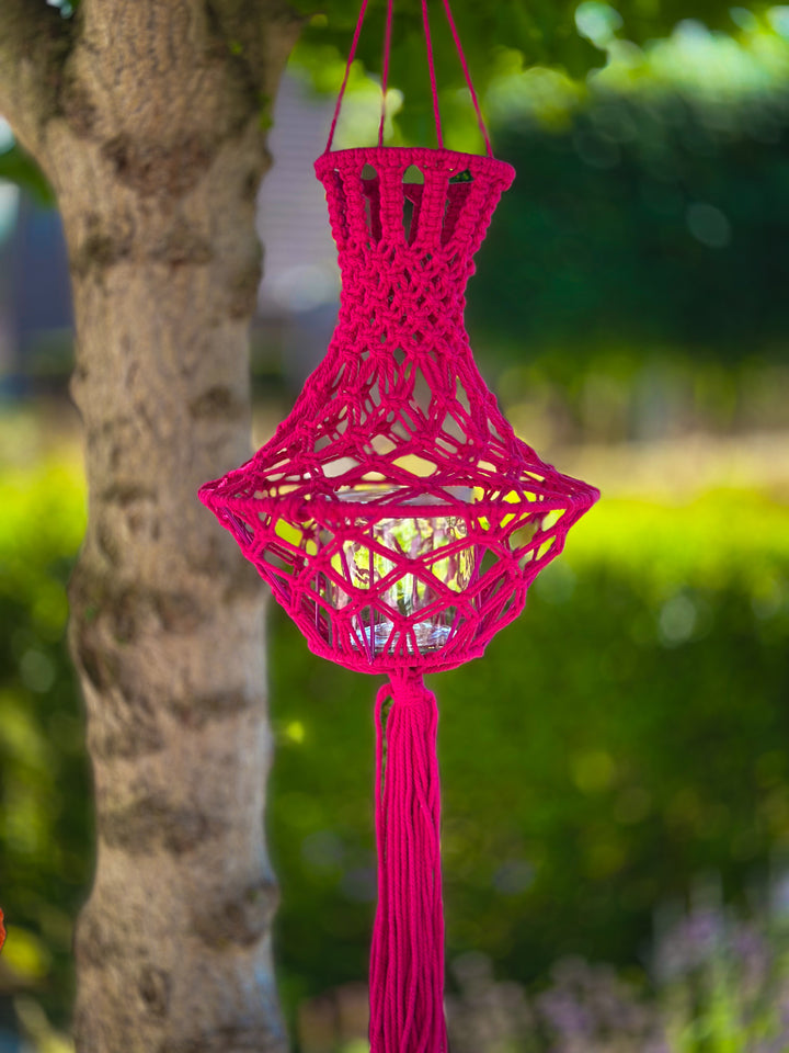 Gekleurde Hanglantaarns Ibiza Stijl luna